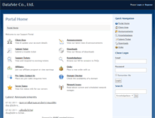 Tablet Screenshot of clients.datasite.co.th
